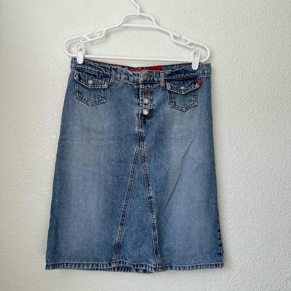 Hot Kiss jean skirt